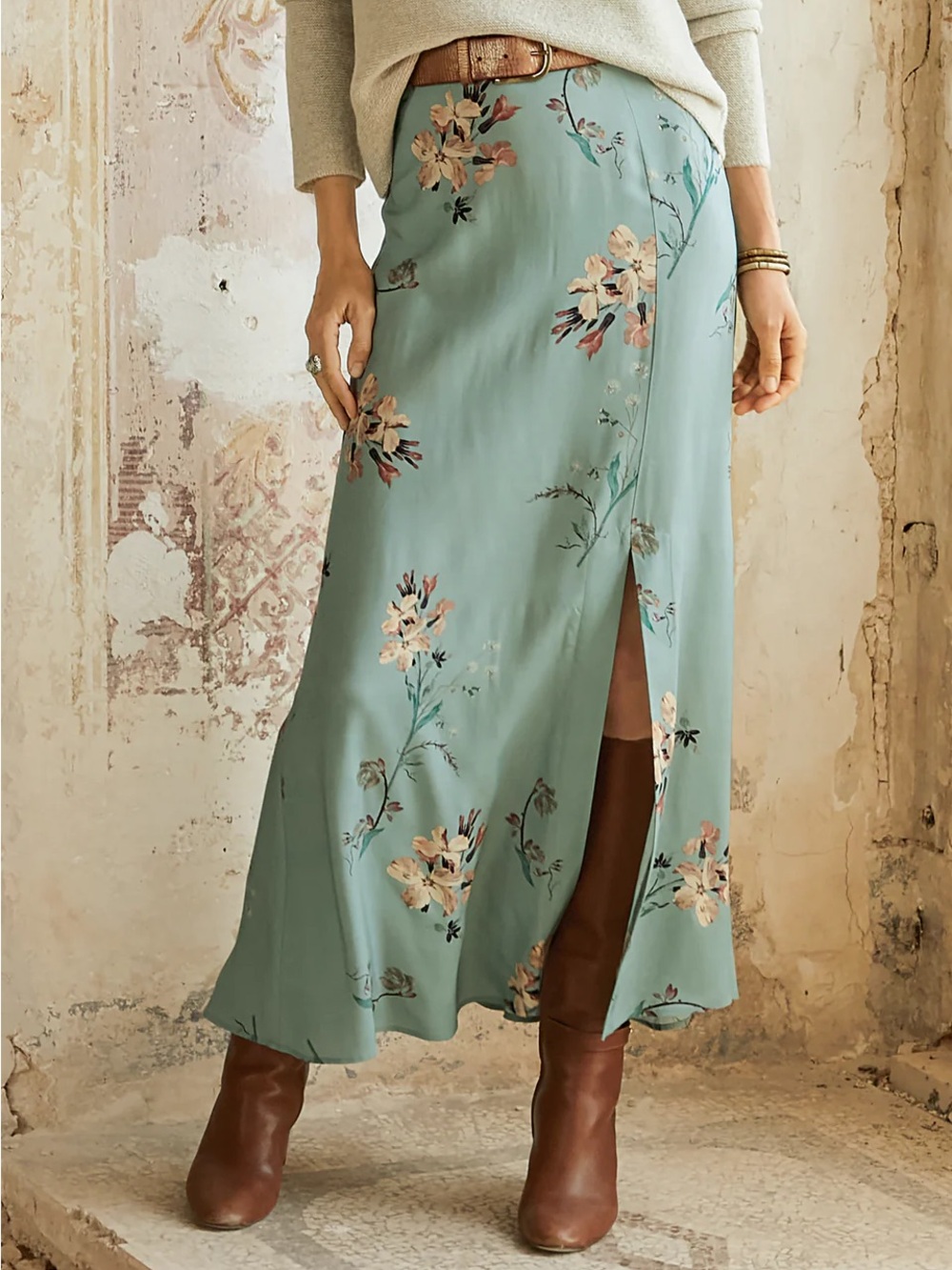 Peruvian Connection Delaunay maxi skirt